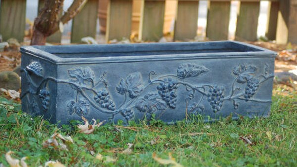 Grape Vine Rectangle Planter Winterthur